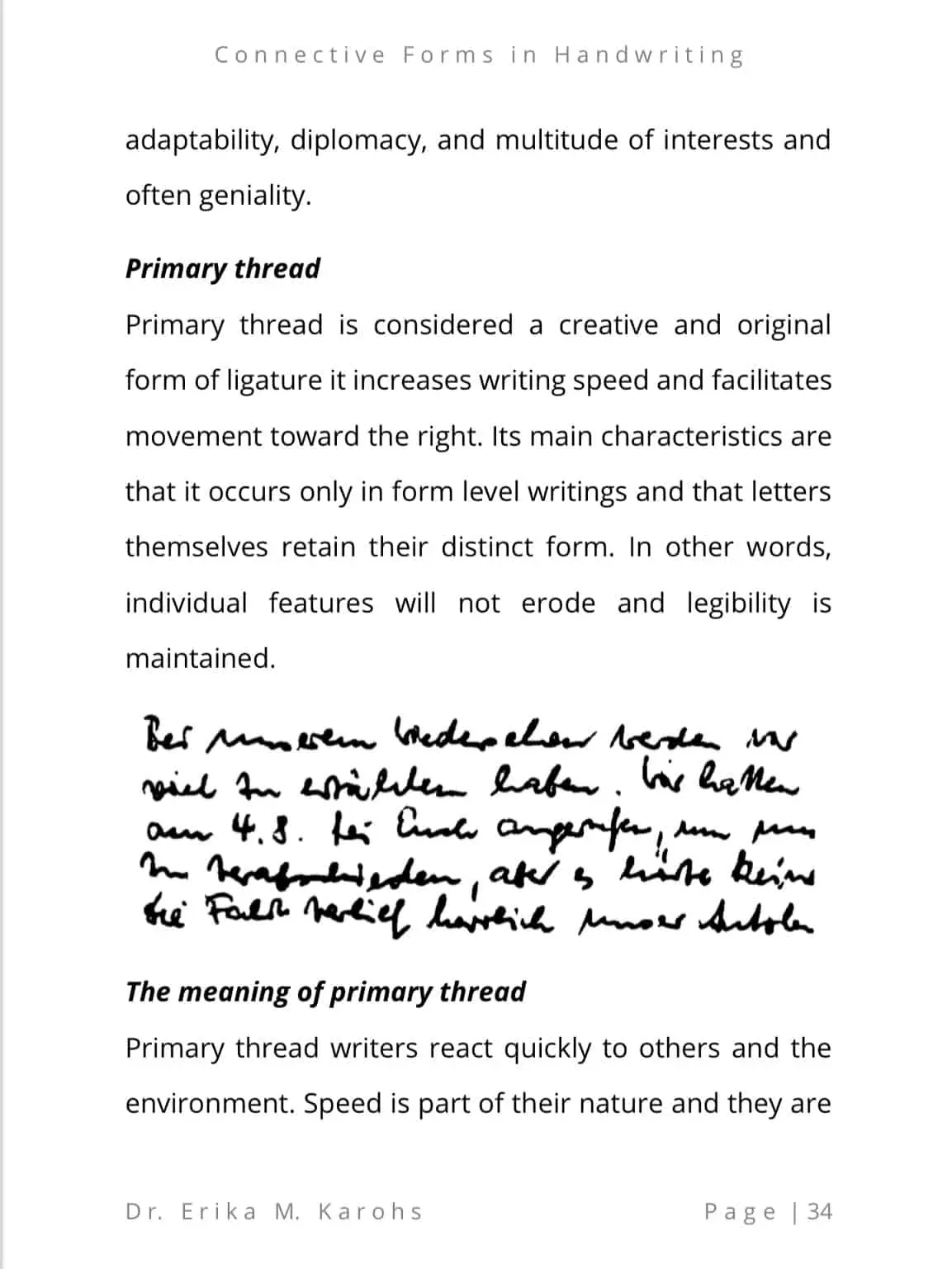 Connective Forms In Handwriting - Image 4