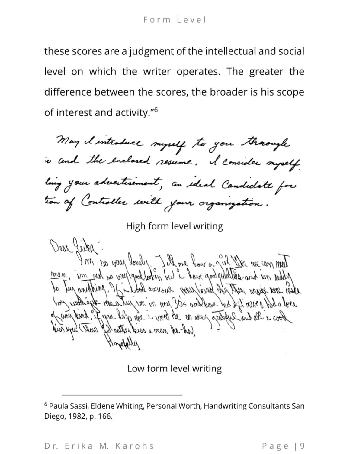 Form Level in Handwriting - Image 3
