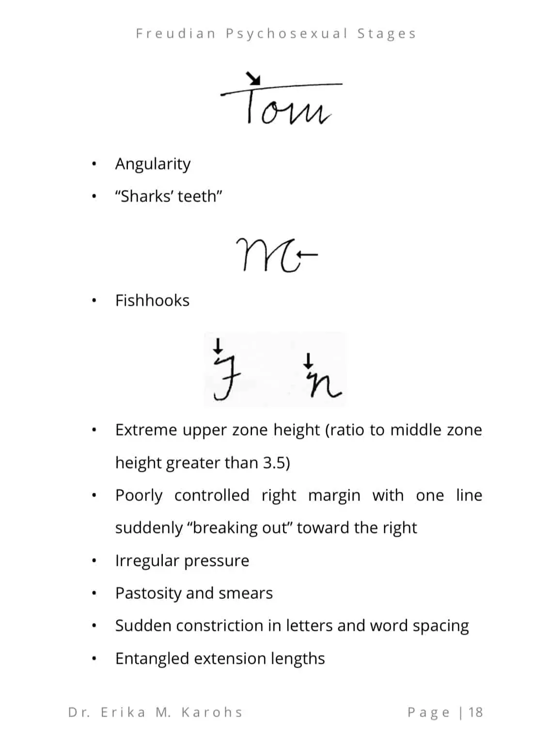 Freudian Psychosexual Stages, Oedipus Complex in Handwriting - Image 2