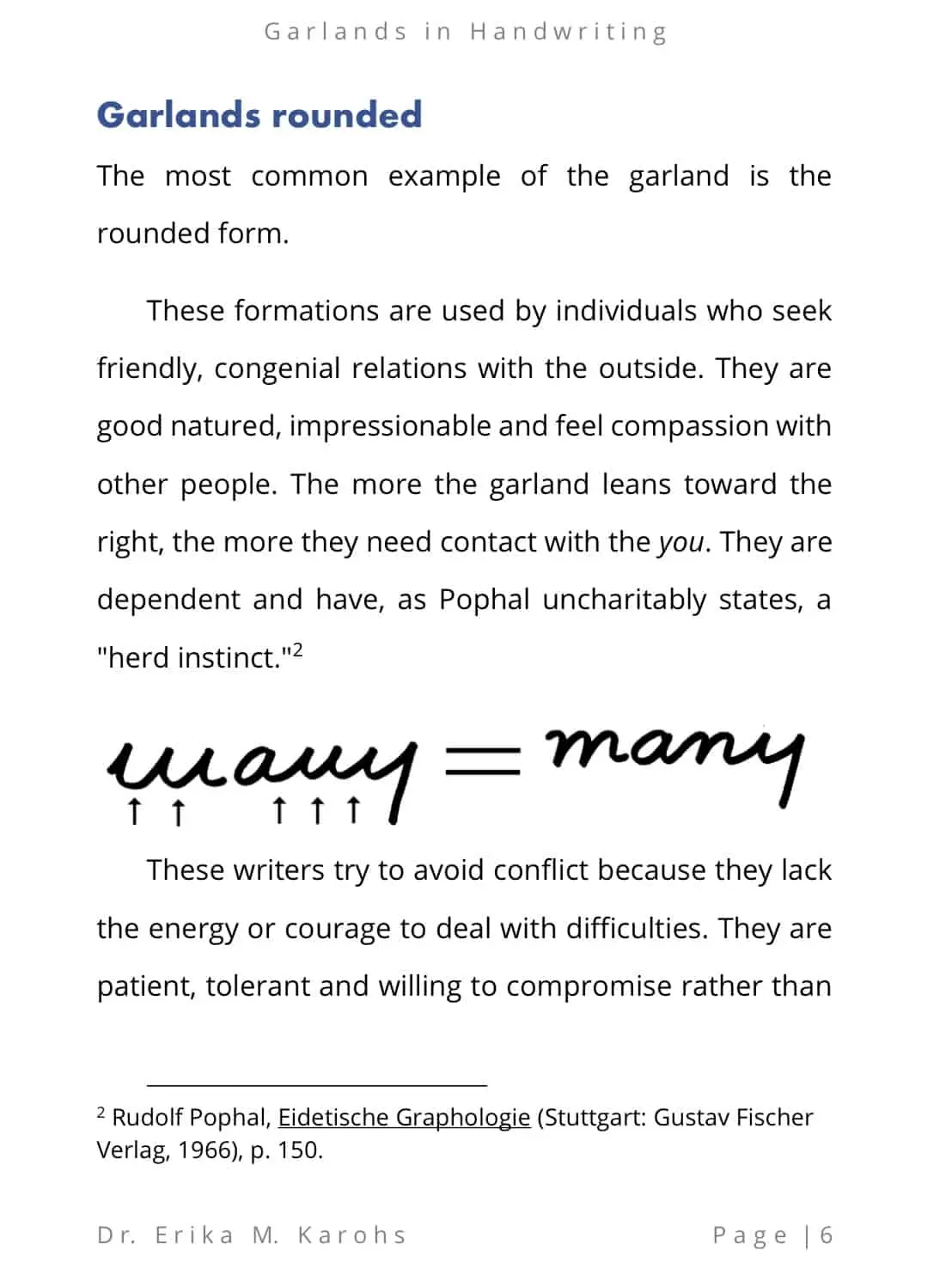 Garlands in Handwriting Have Many Forms and Meanings - Image 2