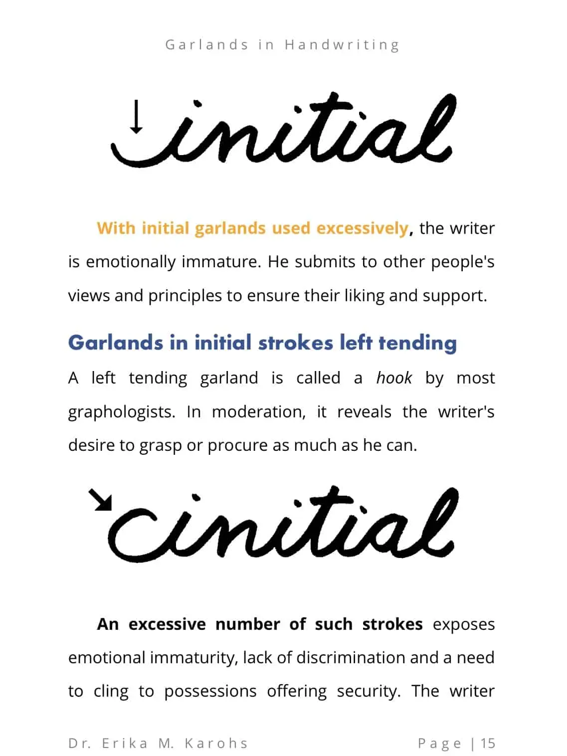 Garlands in Handwriting Have Many Forms and Meanings - Image 3