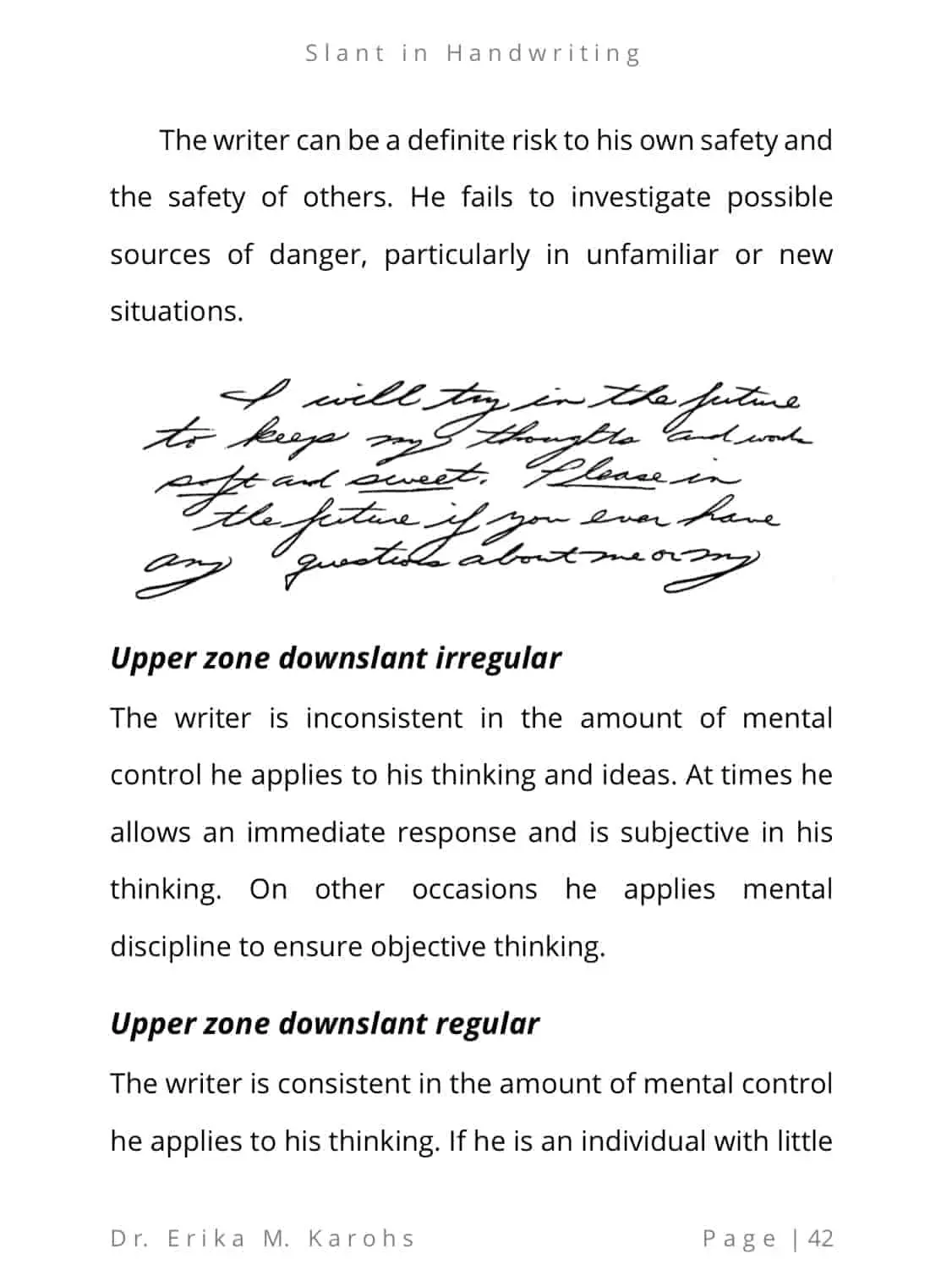 Slant in Handwriting - Image 3