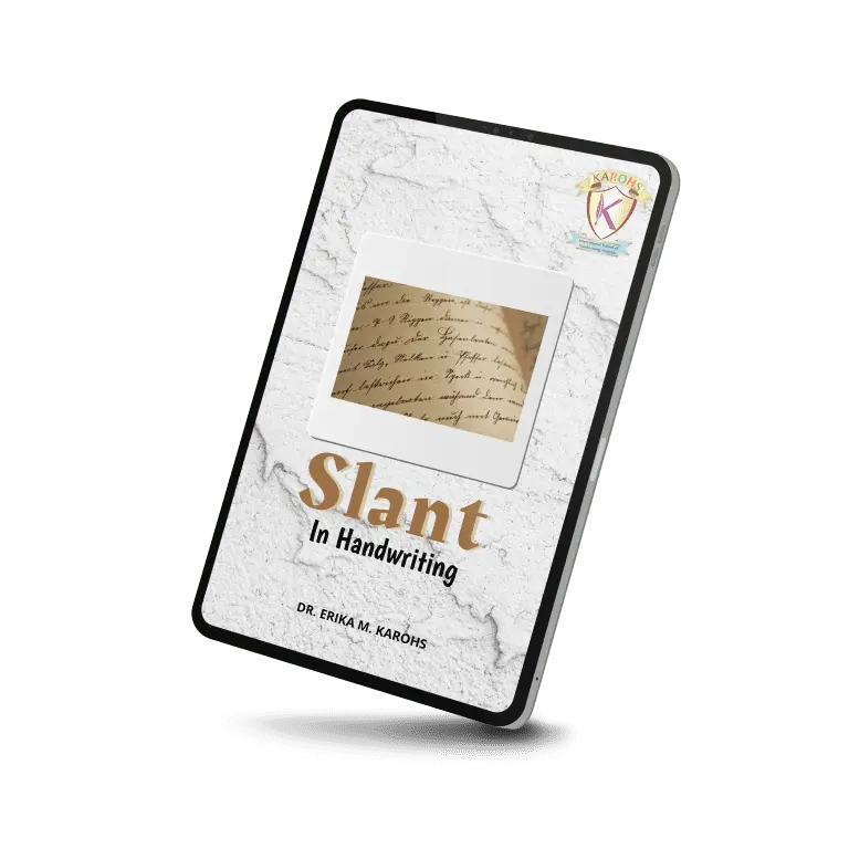Slant in Handwriting