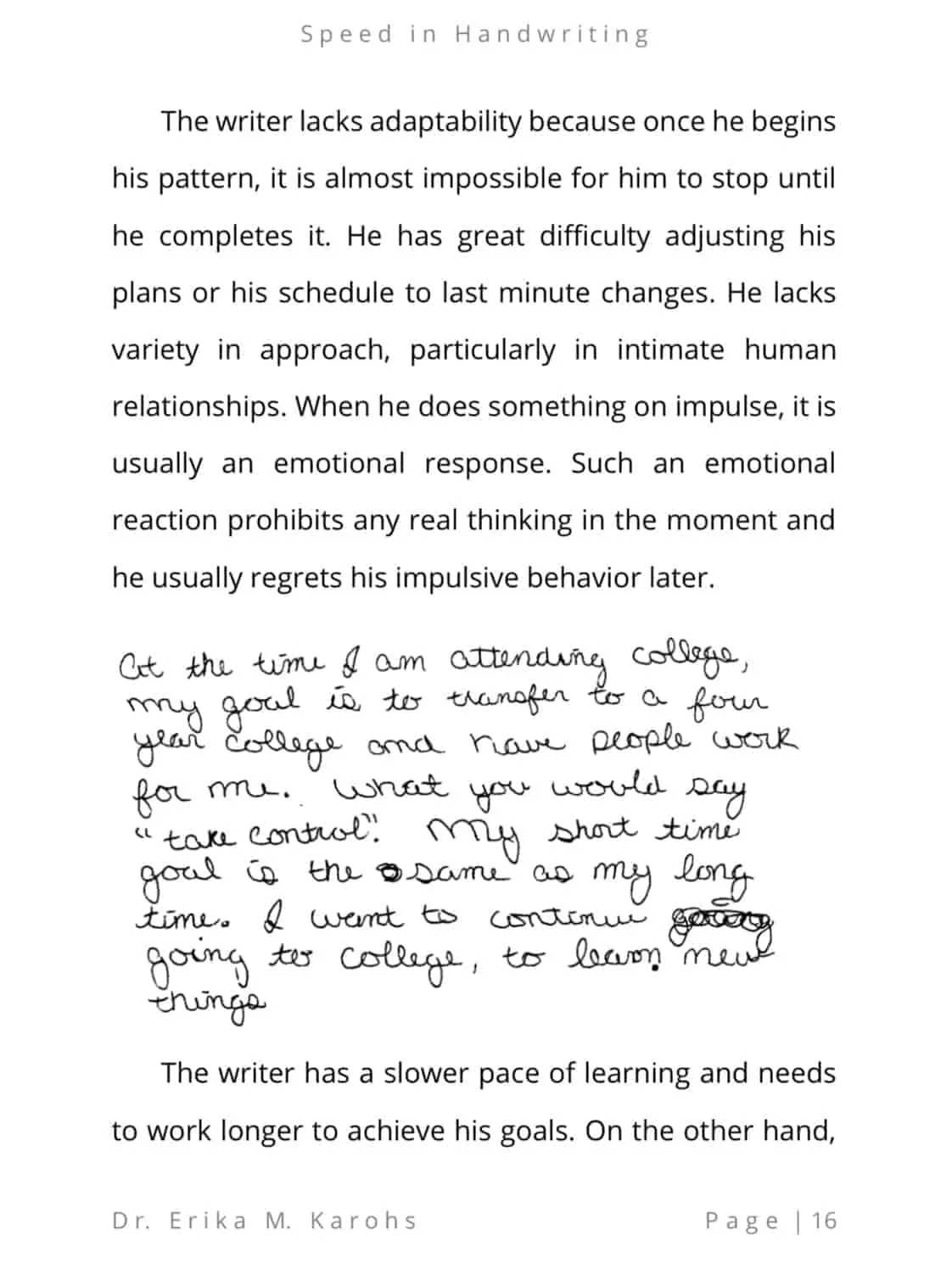 Speed in Handwriting - Image 3