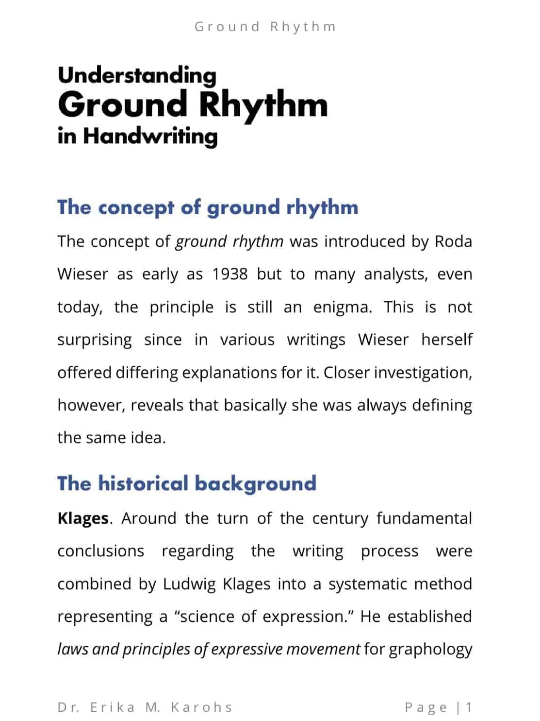 Understanding Ground Rhythm in Handwriting - Image 2