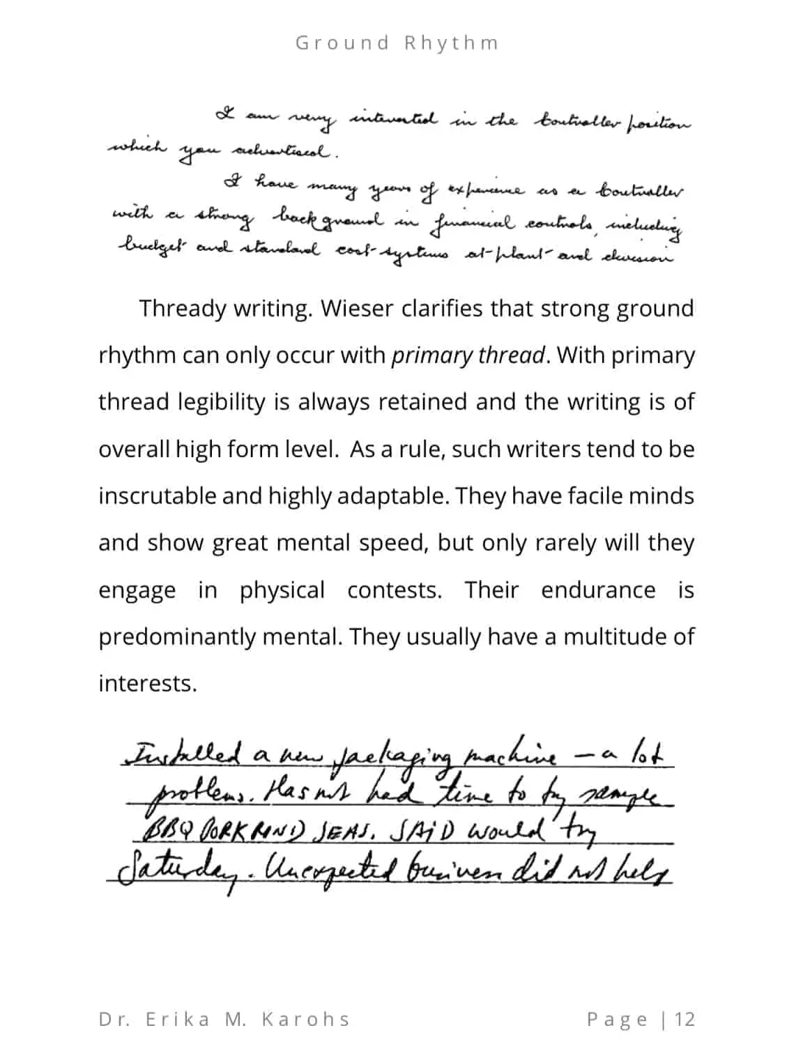 Understanding Ground Rhythm in Handwriting - Image 3
