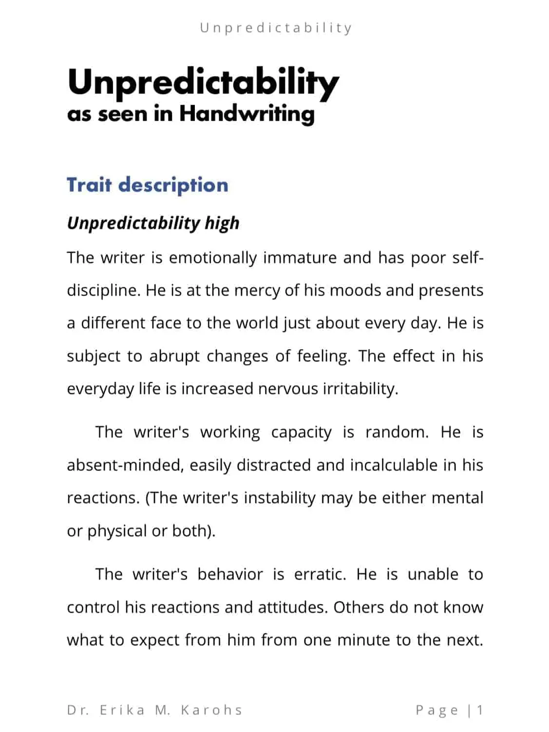 Unpredictability as seen in Handwriting - Image 2