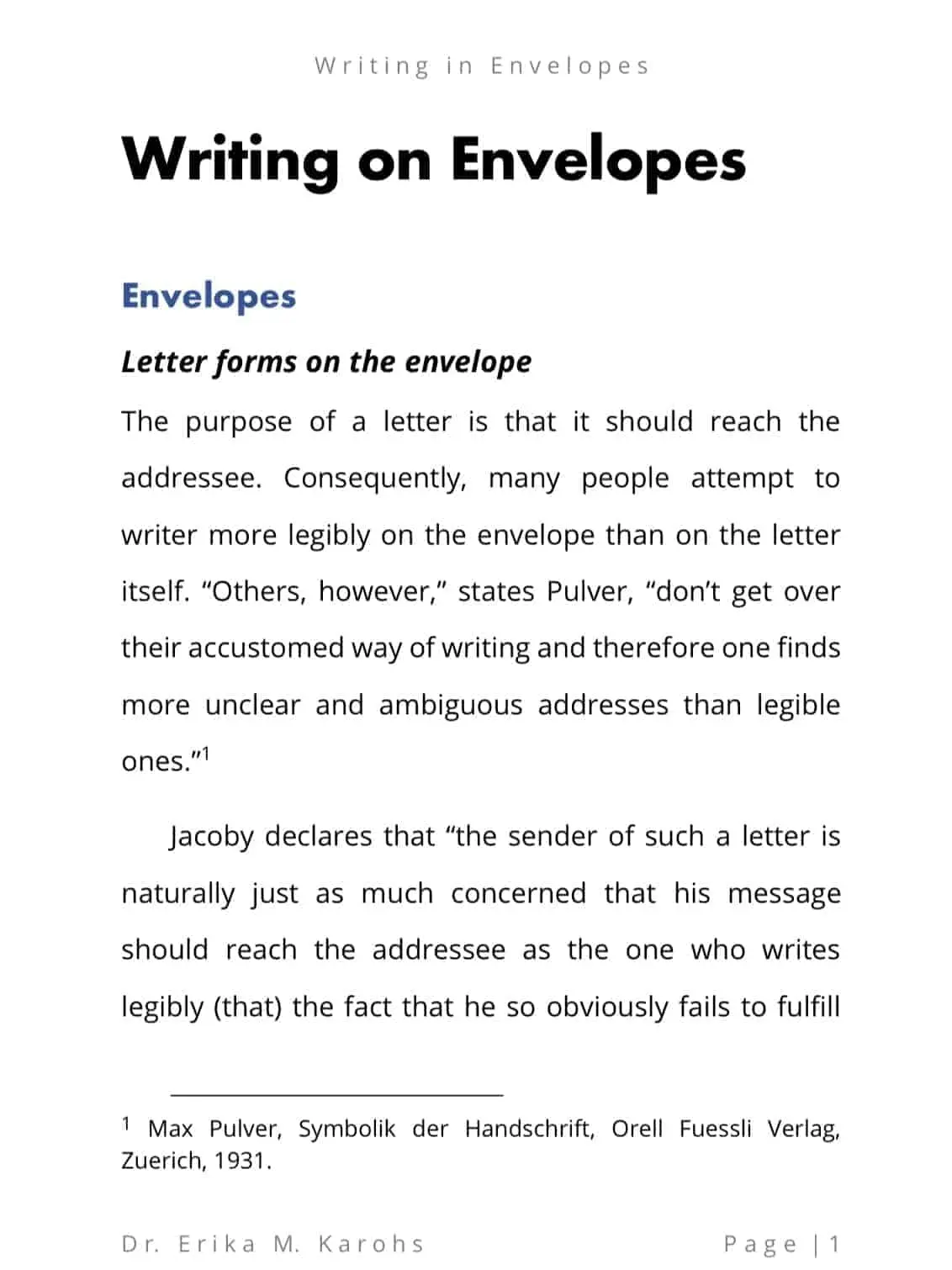 Writing in Envelopes - Image 2