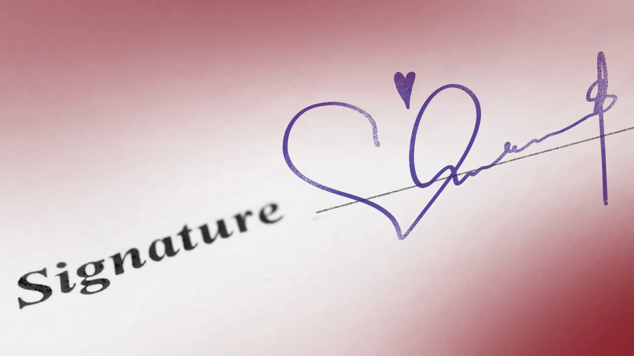 Artistic signature meaning