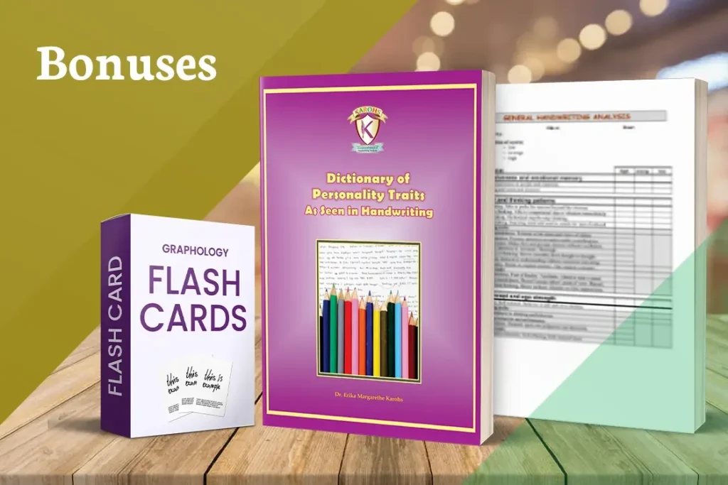 CHA Bonuses - Comprehensive Course of Handwriting Analysis - KAROHS