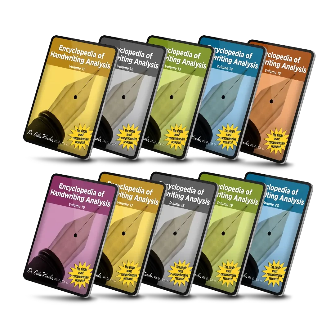 Encyclopedia of Handwriting Analysis Vol B series (11-20)