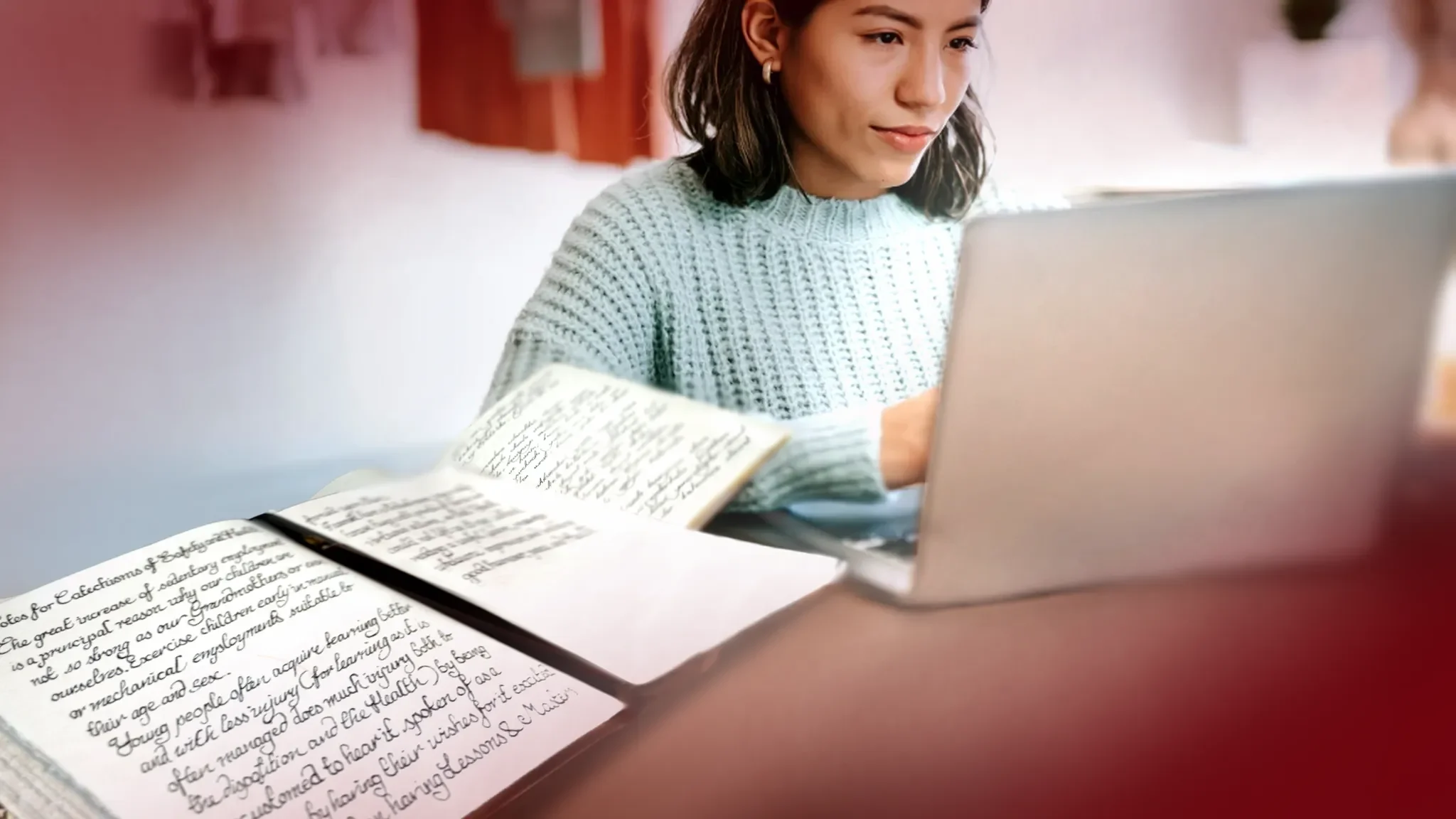 Analyzing Handwriting Traits in the Era of Foldable Technology
