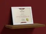 Optional Add-On: Printed Certificate