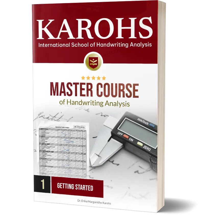 Master Course of Handwriting Analysis by KAROHS School