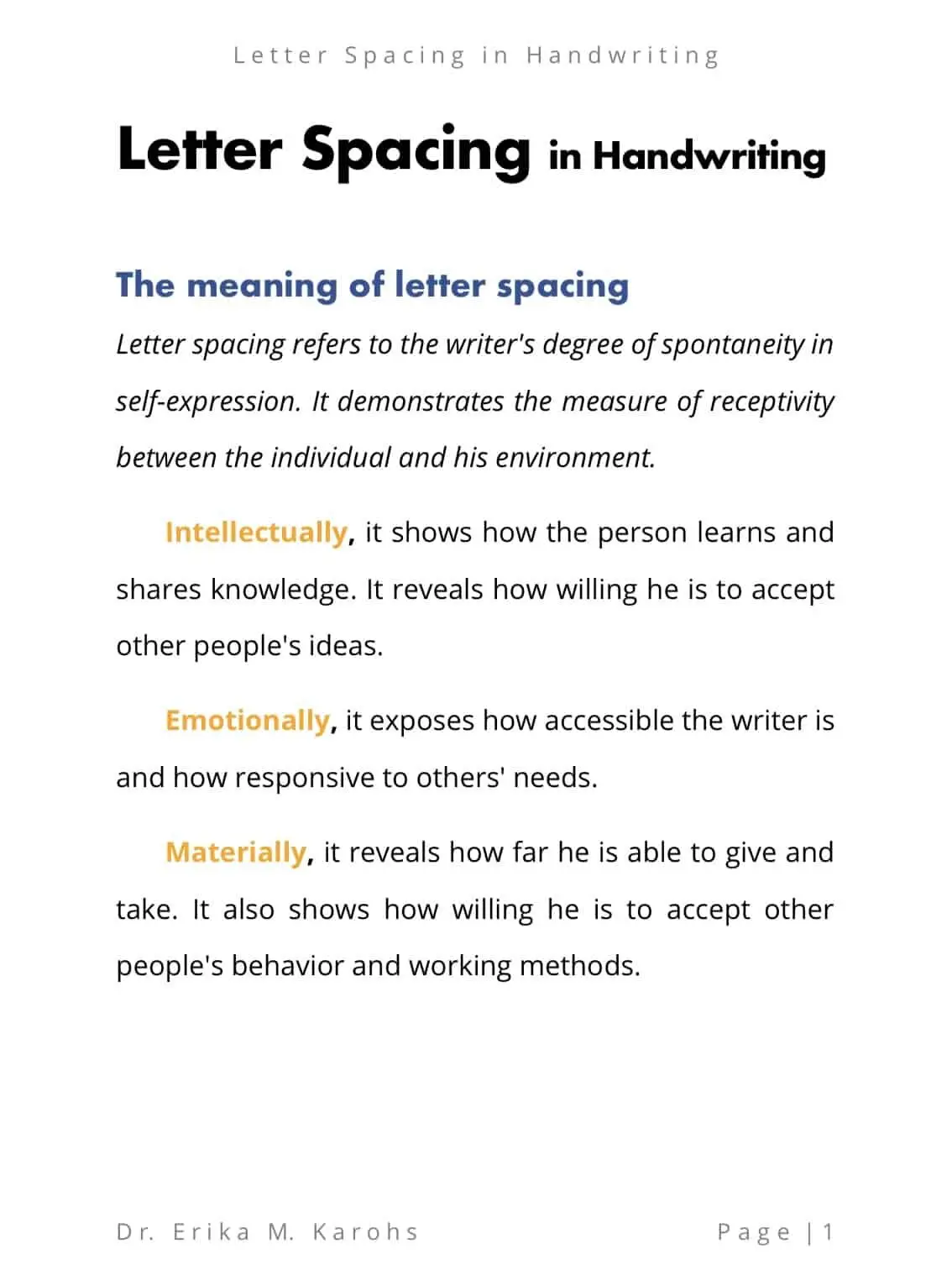 Letter Spacing in Handwriting - Image 2