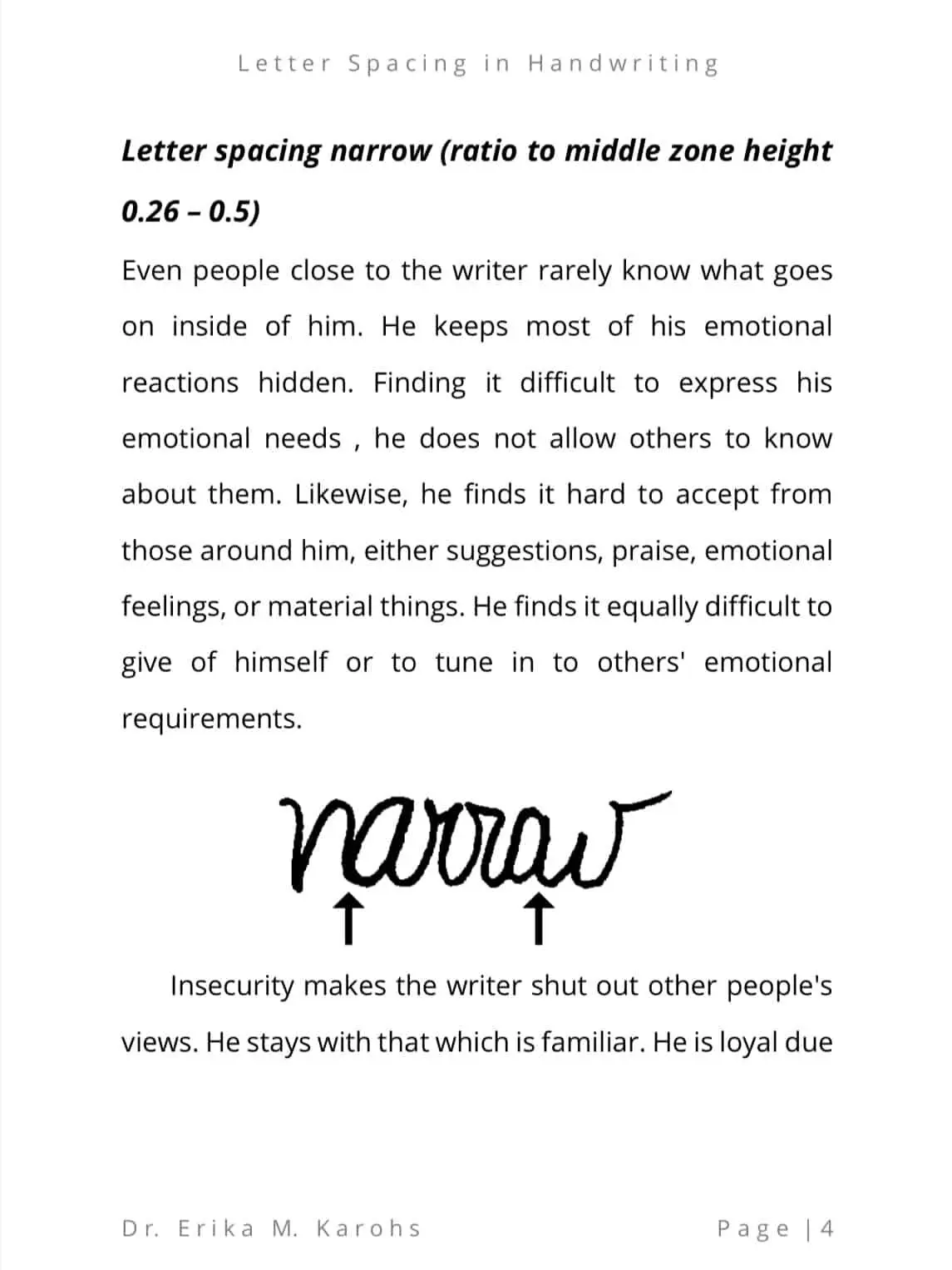 Letter Spacing in Handwriting - Image 3