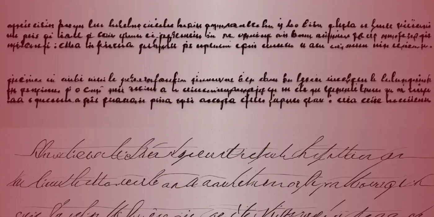Handwriting styles